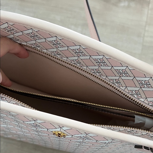 Tory Burch Geo Logo Mini Zip Top Tote - Picture 8 of 15